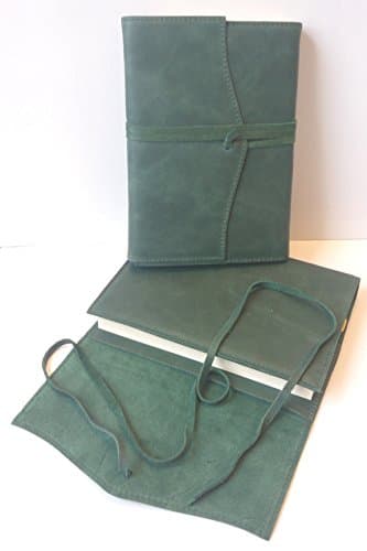 Solino Appointments Diary Leather, 12 x 17 cm Fir Green, Calendar 2018 is interchangeable