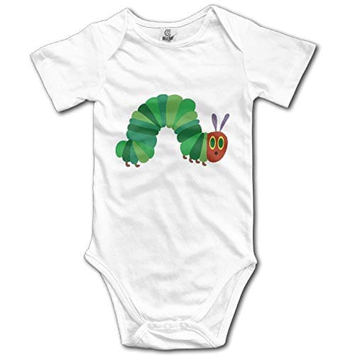 Baby Boys Girls Short Sleeve The Very Hungry Caterpillar Bobysuit