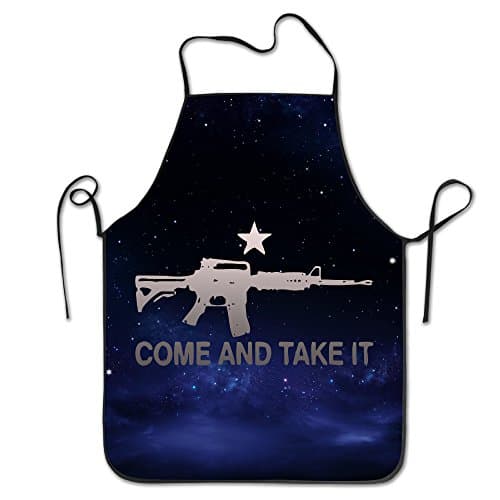 AR-15 Come And Take It Commercial Grade Aprons Limited Edition Screen Print Funny Aprons