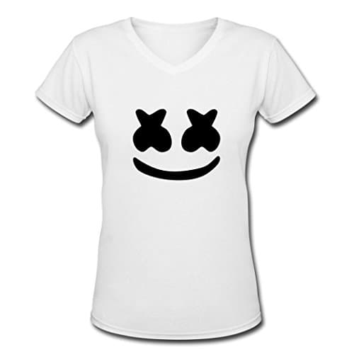 MARSHMELLO FACE Freedom Rachellnla White T-Shirt For Women Small
