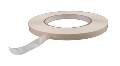 3/8" White UPVC Produce Tape (1 Roll per Bag)