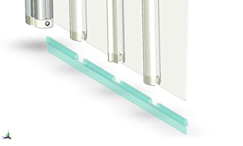 Coram Showers SFD5CUC 1400mm x 1060mm 5 Panel Folding Bathscreen, Chrome Finish, 4mm Thick Clear Glass