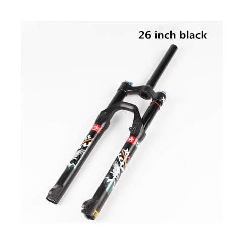 MEROCA air Shock Absorber Front Fork Mountain Bike Gas Fork 26 inch Shoulder Control Lock Damped Front Fork