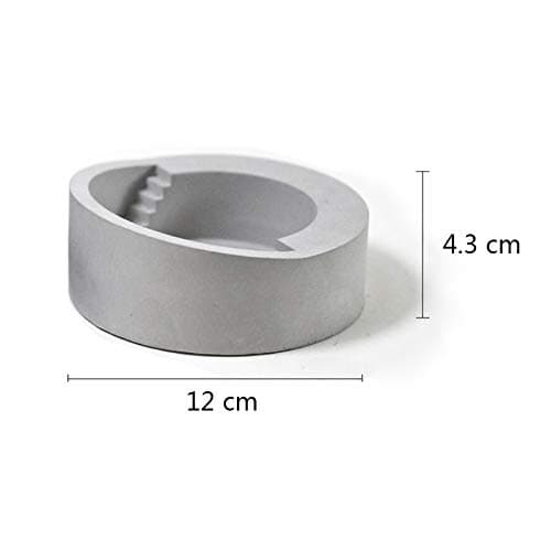 Flower Pot Silicone Mold Concrete Round with Stairs Shape Handmade Succulent Plants Garden Bonsai Decorating Tools