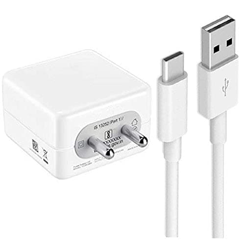 Ultra Fast Type-C Charger for Nextbit Robin Charger Original Adapter Like Wall Charger | Mobile Charger | Qualcomm QC 3.0 Quick Charge Adaptive Fast Charging, Rapid, Dash, VOOC, AFC Charger With 1 Meter Type C USB Data Cable (3.0 Amp, SK32, White)