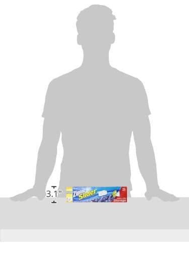 Ziploc Gallon Food Storage Slider Bags, Power Shield Technology for More Durability, 15 Count