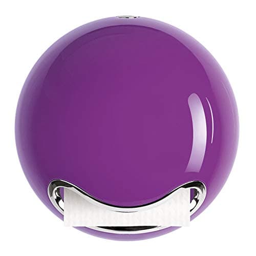 Spirella Bowl Shiny Polystyrol Toilet Paper Holder, Purple