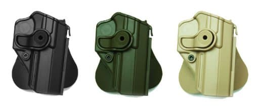 Concealed Carry HandGun Pistol Concealed Carry Hand Gun Polymer Holster Jericho (jerich, jercho, jeicho) Baby-Eagle (9mm/.40) Black IMI RSR Defence Gun/HandGun Pistol Concealed Carry Holster