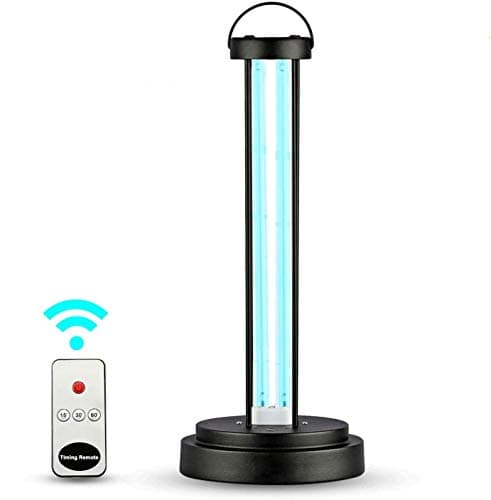 【US Stock】UV Light Disinfection, 58 Watt UV Light Sanitizer with Remote Control UVC Germicidal Light Sterilizer for Car Living Room Bedroom Household Kitchen Hotel Pet Area