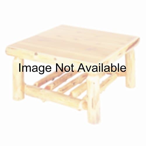 Fireside Lodge Furniture Cedar Open Coffee Table, 42" x 42", Armor Finish