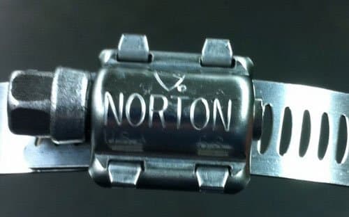 Norton 035TR016-04 Hose Clamps, SAE Size 16, 13/16" Min, 1-1/2" Max **10-Pack**