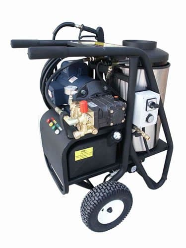 Cam Spray 3000SHDE SH Series Portable Diesel Fired Electric Powered Hot Water Pressure Washer, 3000 psi, 50' Hose