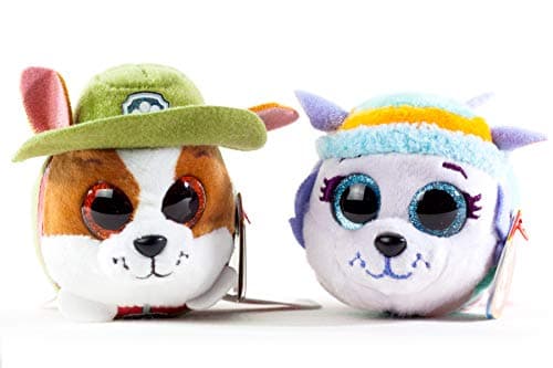 BEANIE BOOS TY Teeny Paw Patrol Bundle with Everest and Tracker - 2 x 4 inch Pets