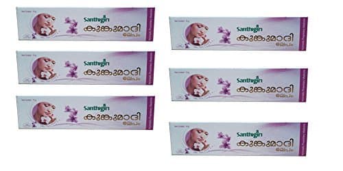 - Santhigiri Kumkumadi Lepam 15g - GMP Certified - Clears Acne, Pimples, Black Spots, Scars by Santhigiri Ayurveda