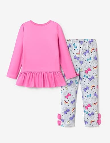 Disney Minnie Mouse Frozen Princess Marvel Toddler Girls Clothes Long Sleeve Sweatshirt + Leggings 2pcs Outfits Set 2-6Y