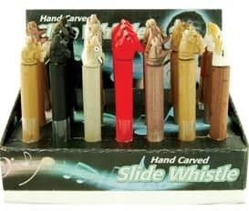 Animal Wood-Carved Slide Whistle (1-pc Random)