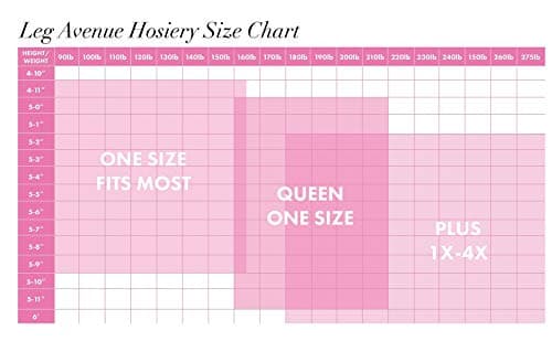 Leg Avenue womens Dark Alternative Fishnet Tights