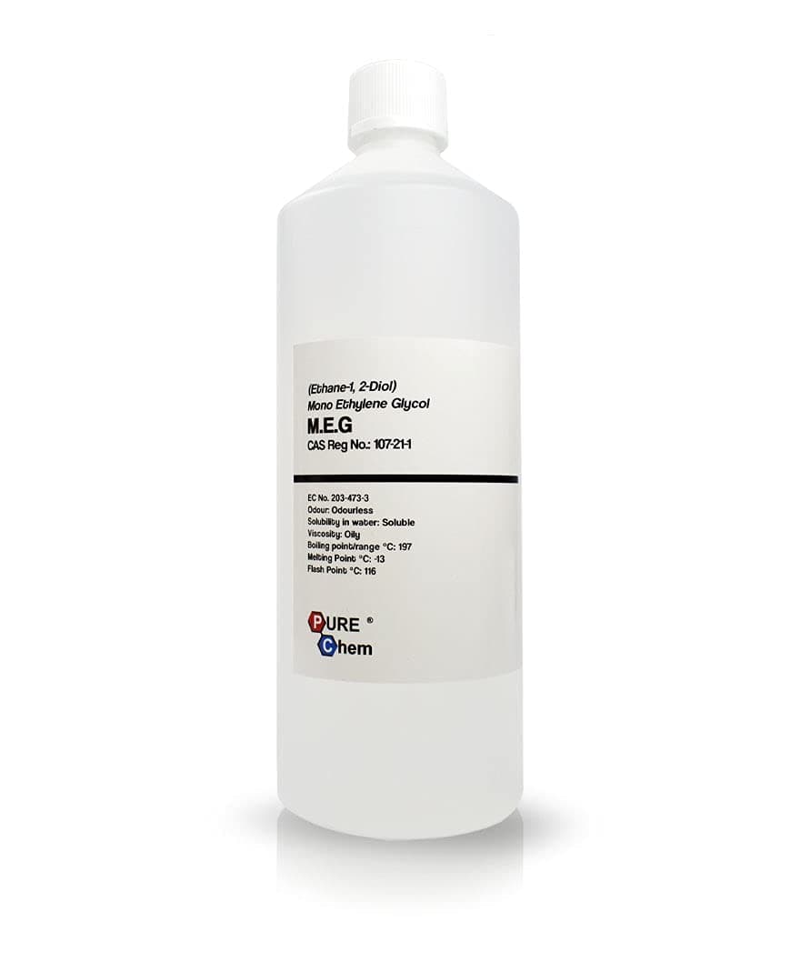MEG MONOETHYLENE GLYCOL 1 Litre - PureChem