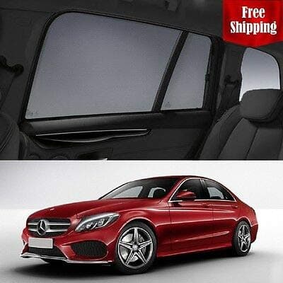 Magnetic Car Window Shades for Mercedes-Benz C-Class 2014-2019 W205 Magnetic Car Window Shade Sun Shade Blind