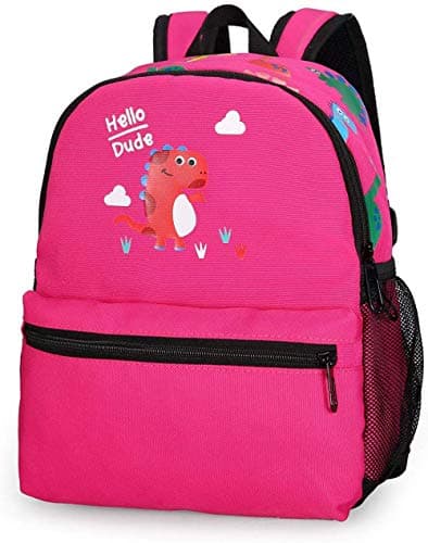 Dinosaur Preschool Bookbag Cute Toddler Backpack with Leash for Kid Girl Boy 3-6