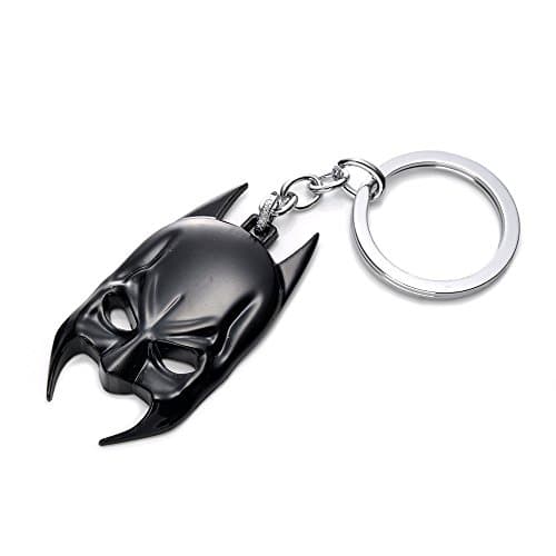 Loveboat TM & DC Comics Movie Bat Man Alloy Metal Bat Mask Dart Keychain