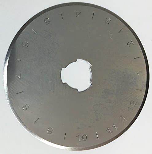 28mm Round Rotary Cutter Blades ( 12 Pack ) - Fits Olfa, Fiskars, Dritz, Clover, and most 28mm Rotary Cutters