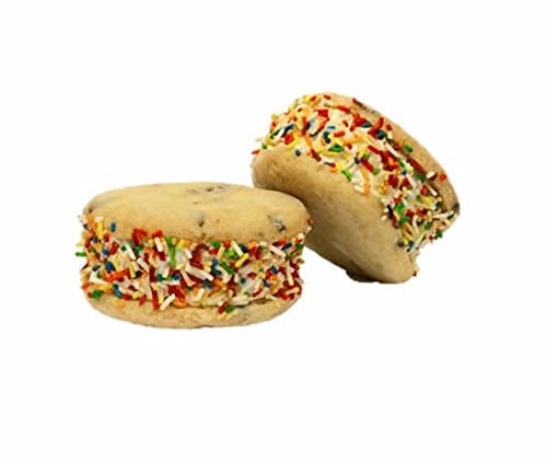 Jumbo Cookie Sandwich with Sprinkles - Individual Sized Frozen Dessert - 20 per box