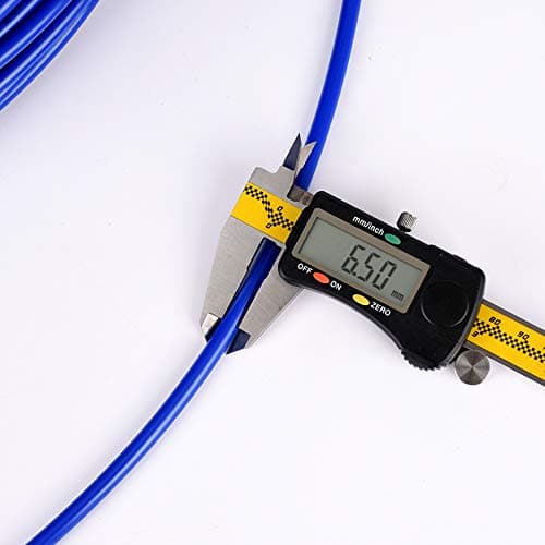 100FT Blue 1/4 Inch O.D.NSF Certified CCK RO Tubing at 70°F-120PSI to 150°F-60PSI 1/4" Flexible water pipes 1/4-inch Plastic Tubing（100 Feet)