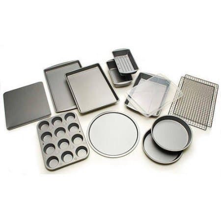BakerEze 12-Piece Bakeware Set Made of Heavy Weight Steel