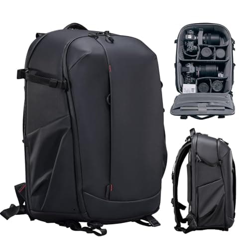 UURig ULANZI BP09 Traker Camera Backpack • 22L • Versatile Camera Travel Bag • Quick Access • Well Organized Professional Photography Storage • Shoulder Backpack • for Sony/Nikon DSLR Cameras