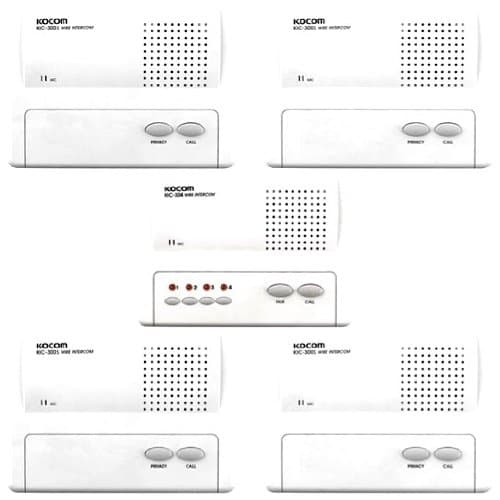 C0A-KOCOM 4-WAY HANDSFREE LED OFFICE/BUSINESS INTERCOM SYSTEM