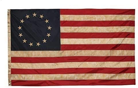 Founding Fathers FlagsBetsy Ross Vintage Embroidered (Premium Quality Polyester), 3' X 5'