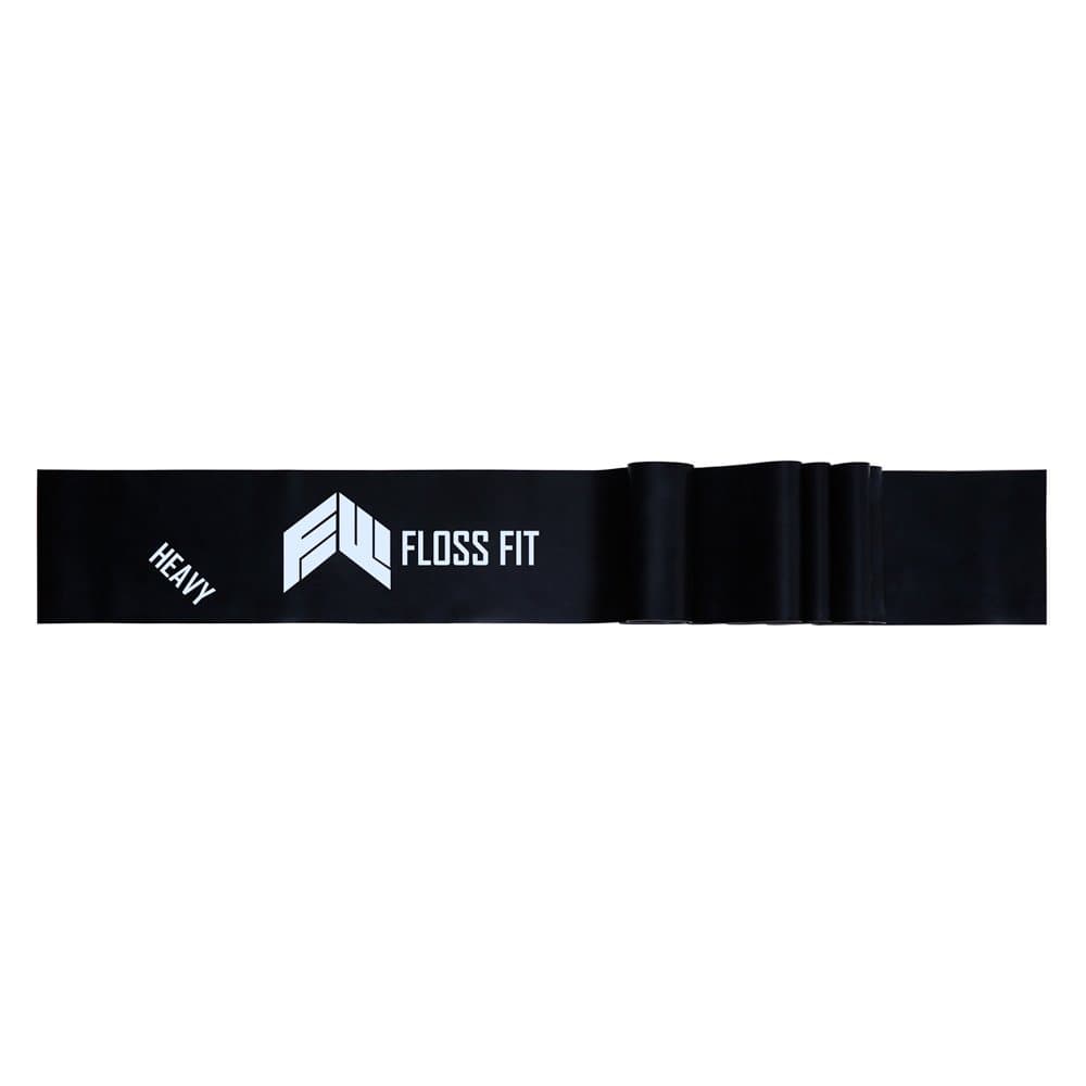 Black Heavy Resistance Band for Advanced Rehabilitation Stretch Exercises for Improved Grip Strength with Cardiovascular Fitness Workouts, Extra Long 6 Ft (72" Inches)