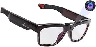 128GB WiFi Camera Glasses,Streaming Video & Photo from Glasses to App by Ultra Full HD Camera