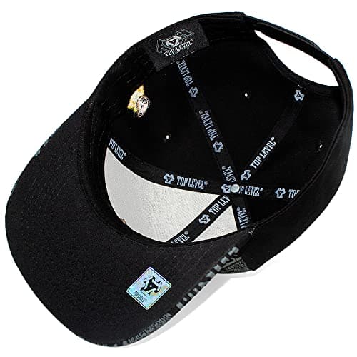 TOP Level Men's Adjustable Cotton Snapback Cap 8 (Various Unique Hat Designs Available)