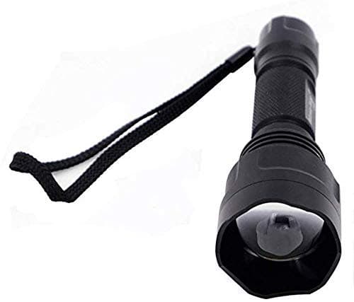 850nm IR Light Rechargeable Flashlight, Infrared Light Night Vision Zoomable IR Tactical Flashlights Torch - IR Light is Invisible to Human Eyes - To be used with Hunting & Night Vision Device