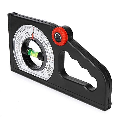 Merssavo Slope Measure Meter Multifunction Angle Meter Slope Gradient Level Bubble Gauge Measuring Instrument