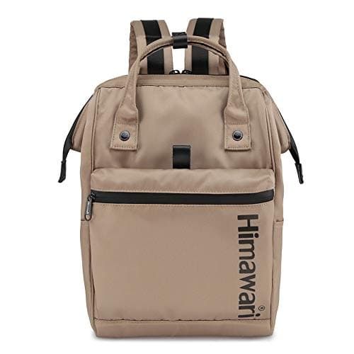 Himawari Travel Backpack Laptop Backpack Large Diaper Bag Doctor Bag Backpack School Backpack for Women&Men (FSO-H001 Brown)