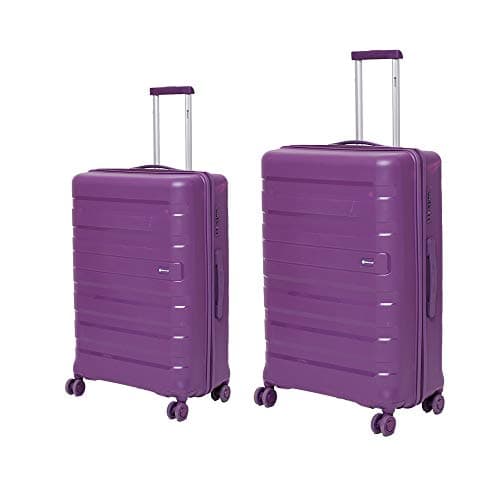 Gamme Balina Hard-Sided Pp Luggage Set Of 2, Purple Color/Trolley Luggage/Travel Luggage/Tourist Luggage(65Cm&75Cm)
