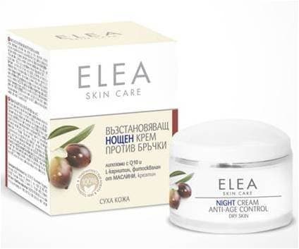 Anti-Age night cream with Q10 for dry skin "Elea Skin Care" - 50 ml. by ELEA