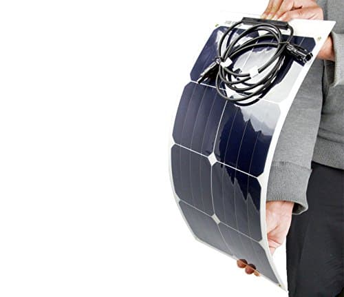 25 Watt Flexible Solar Panel 12V Mono Crystalline-Grade A Cells-MC4-25W Module