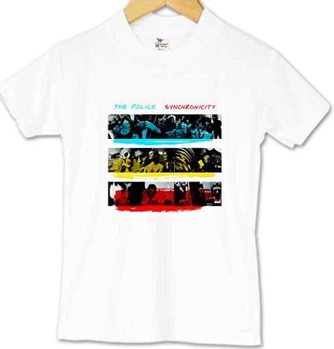 Born Cool Baby The Police Synchronicity Toddler Tshirt (3T) White