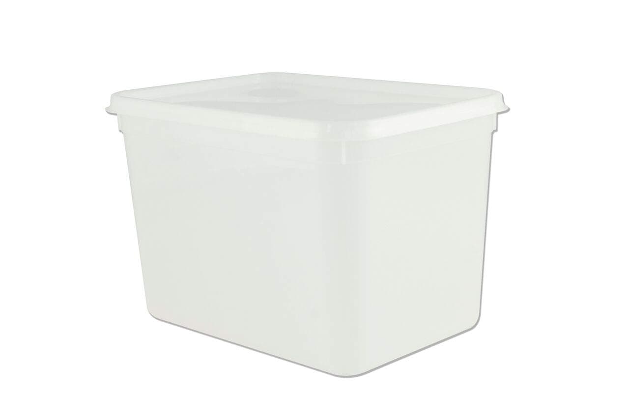10 x 4.0 Litre Rectangular Food Storage Containers with Lids