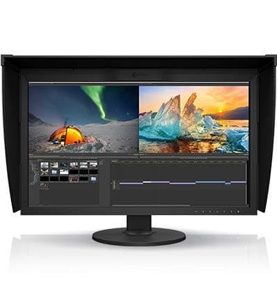 EIZO- CG279X coloredge Black LCD Monitor, 27",2560x1440,350 cd/m2,USB-C,DP,HDMI,DVI,Adobe RGB,Built-in Sensor