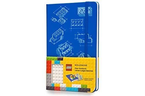 Moleskine LEGO Limited Edition Notebook II, Large, Plain, Blue, Hard Cover (5 x 8.25) by Moleskine (2014) Hardcover