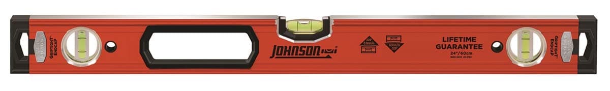 Johnson9850-2400 24 in. Heavy Duty Aluminum Box Level