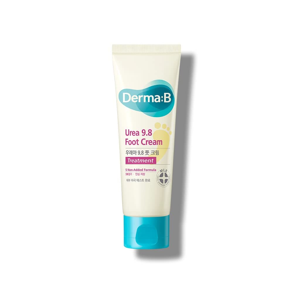 Urea 9.8% Foot Cream | Foot Lotion for Dry Cracked Heel Treatment | Camellia Oil, Urea Cream for Feet | Hypoallergenic Leg Cream for Sensitive Skin | Woody Scent Foot Care | 2.7 fl oz (80ml)