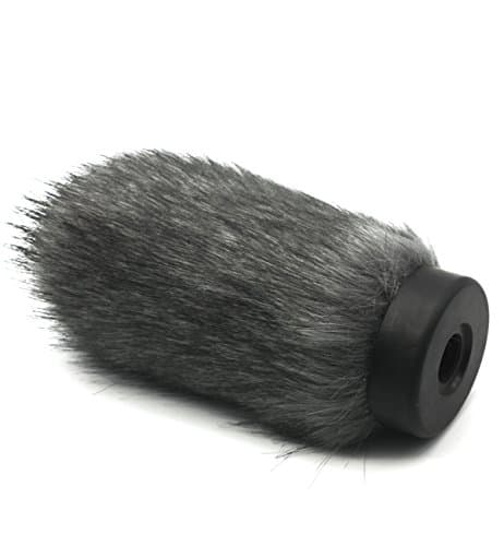 HUANOR HN-50 Deluxe Foam Microphone Windscreen Windshield Cover for Rode NTG1 and NTG2 Shotgun Microphones + Microfiber Cloth