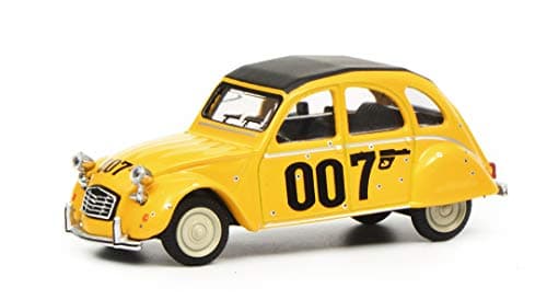 Schuco 452016600 Citroen 2CV 007, 1:64 452016600-Citroen, Model car, Model Vehicle, Yellow, Black.