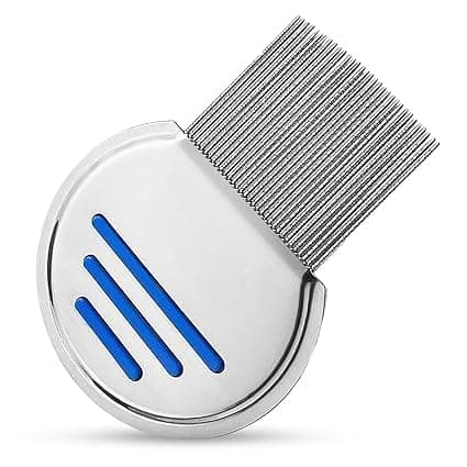 INSIME Steel Lice & nits removal comb for women hair | Anti lice treatment Nit comb for lice eggs removal lice comb for Kids, Women & Men | Head lice comb eggs remover | Lies hair comb Nits & Lice remover products (Pack of 1)